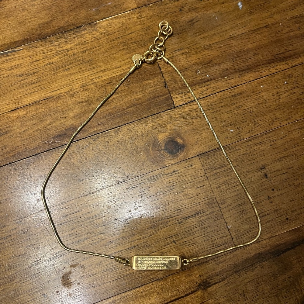 Marc By Marc Jacobs Gold Necklace